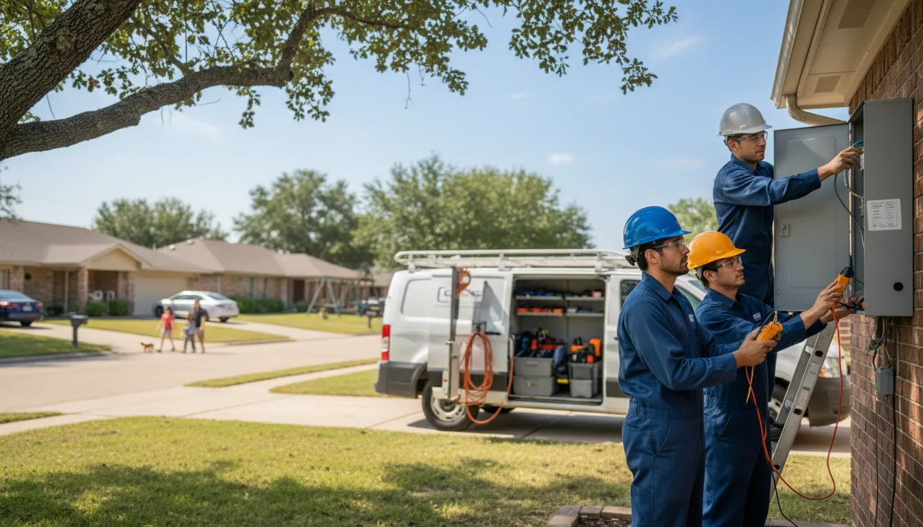 Certified electrician providing emergency electrical services in Menifee, AR